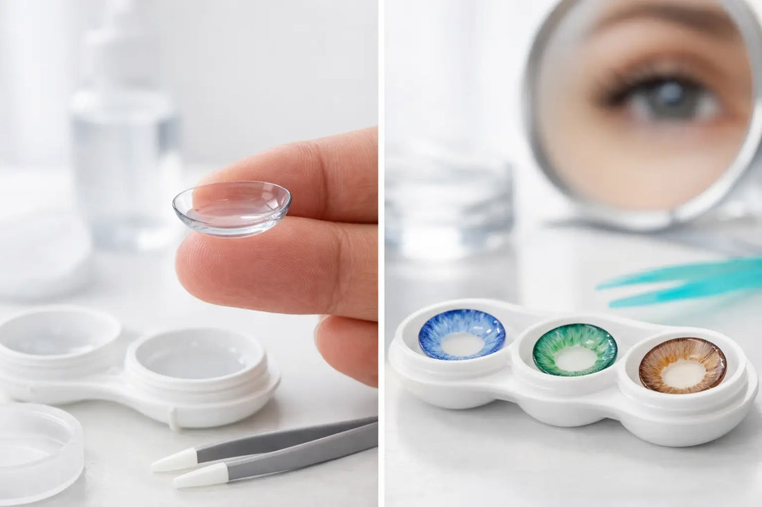 Şeffaf Lens Renkli Lens Farkları Nelerdir?